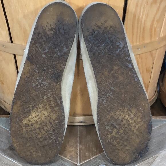 Clarks Originals Wallabee Low Sand Suede Lace-Up Mocs Loafers Womens Size 8.5 - Picture 10 of 11